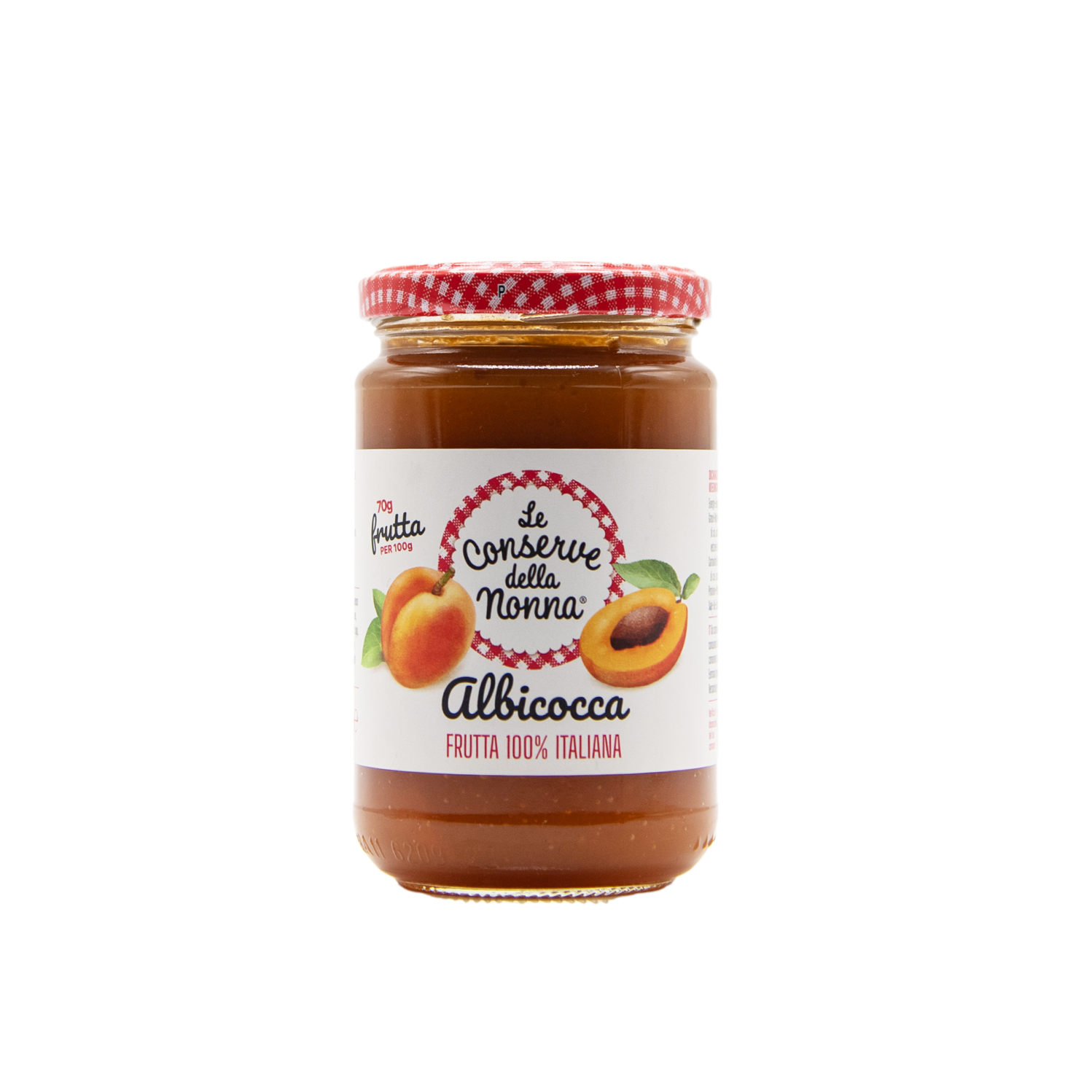 Aprikosenkonfitüre aus italienischen Aprikosen im 330 Gramm Glas aus dem L'Osteria Shop