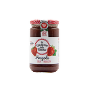 Erdbeerkonfitüre aus italienischen Erdbeeren im 330 Gramm Glas aus dem L'Osteria Shop