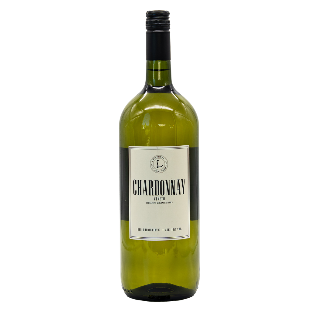 Der Original L'Osteria Chardonnay in der 1,5 Liter Flasche im L'Osteria Online Shop