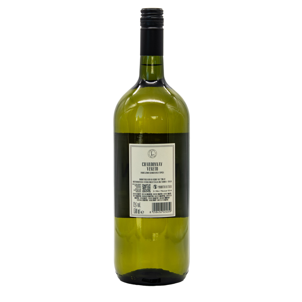 Inhaltsstoffe vom Original L'Osteria Chardonnay in der 1,5 Liter Flasche im L'Osteria Online Shop
