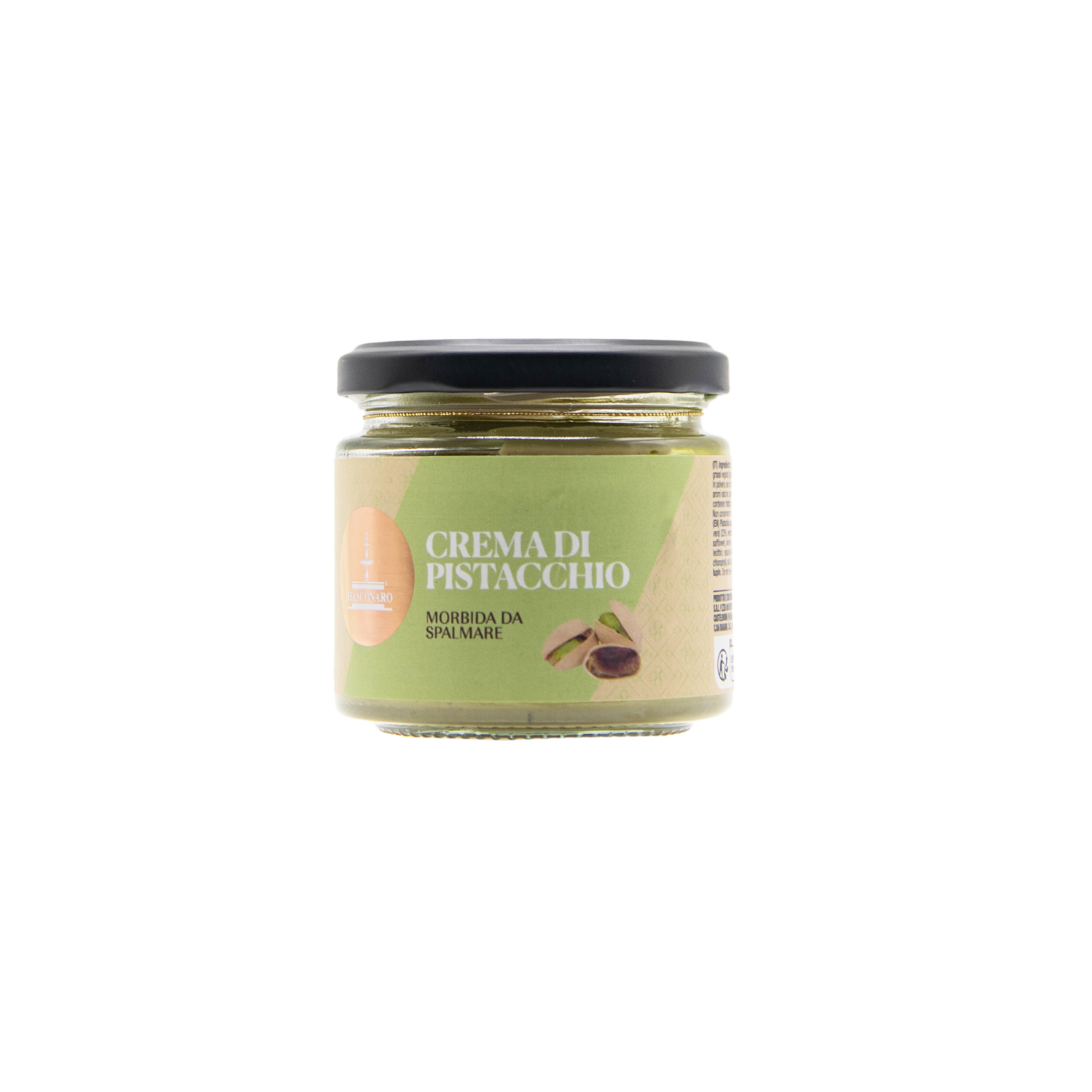 Pistaziencreme im 180 Gramm Glas aus dem L'Osteria Online Shop