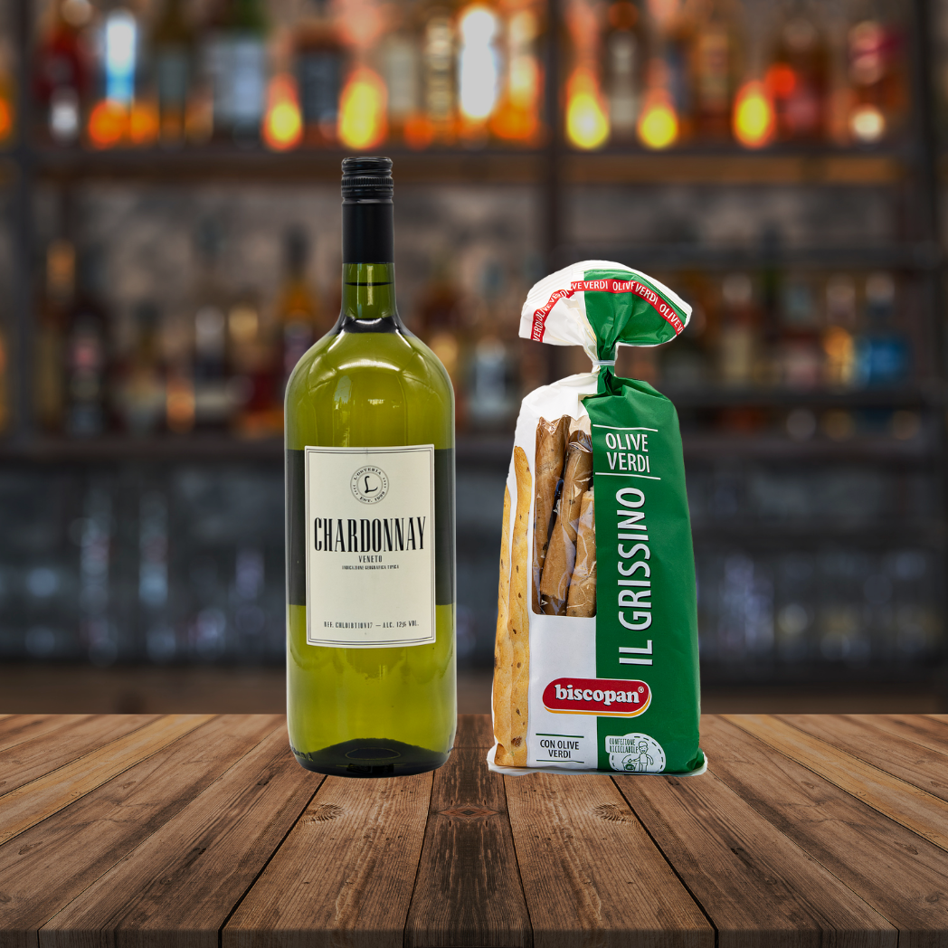Chardonnay & Grissino Olive