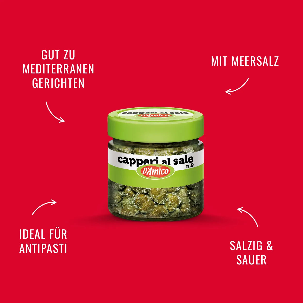 D'Amico Gesalzene Kapern 75 g