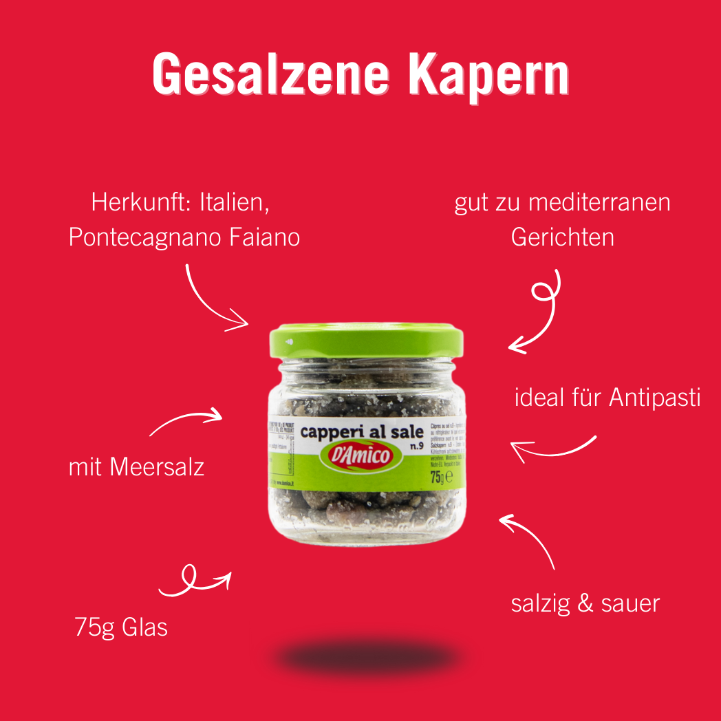 Gesalzene Kapern 75gr