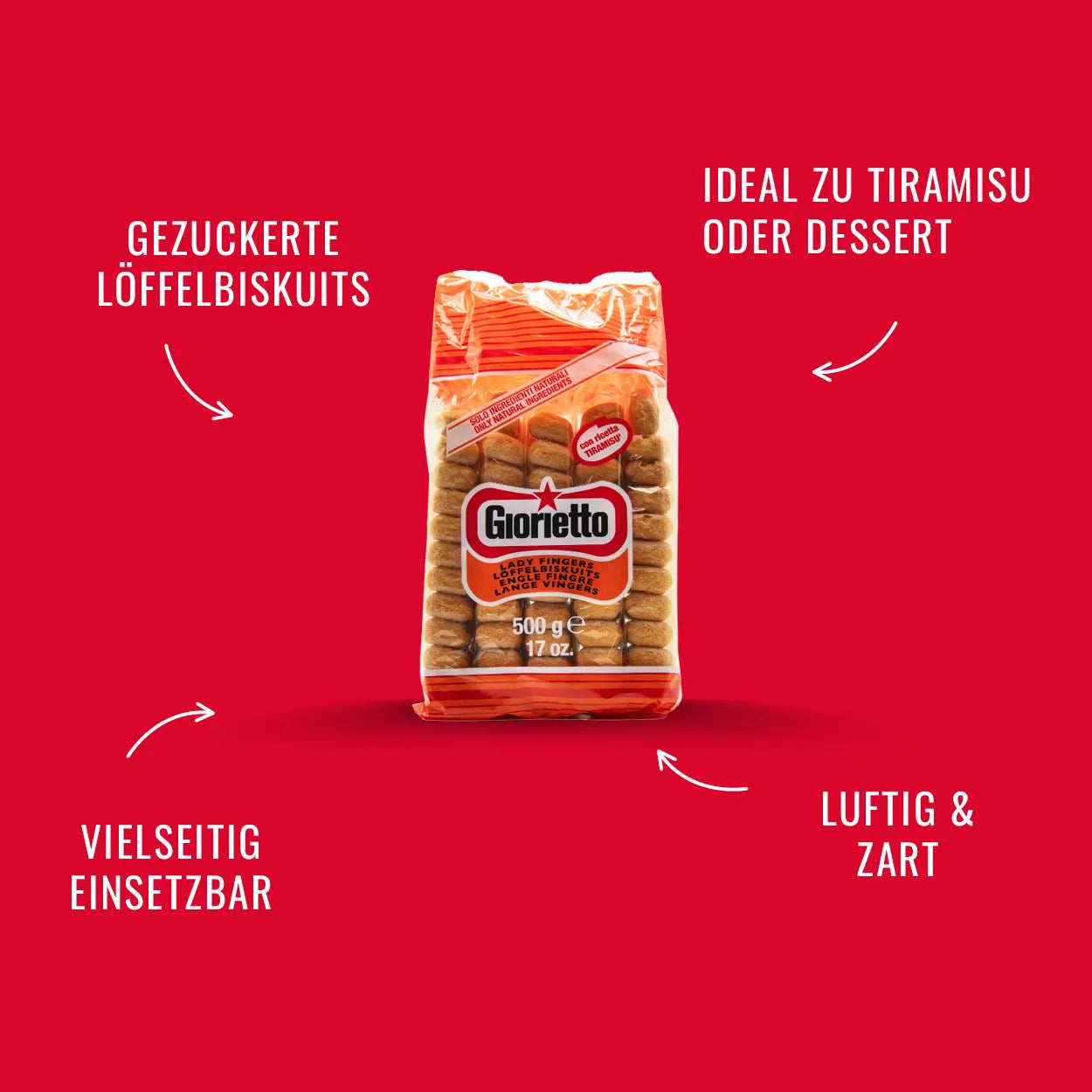 Gioretto Löffelbiskuits 500 g