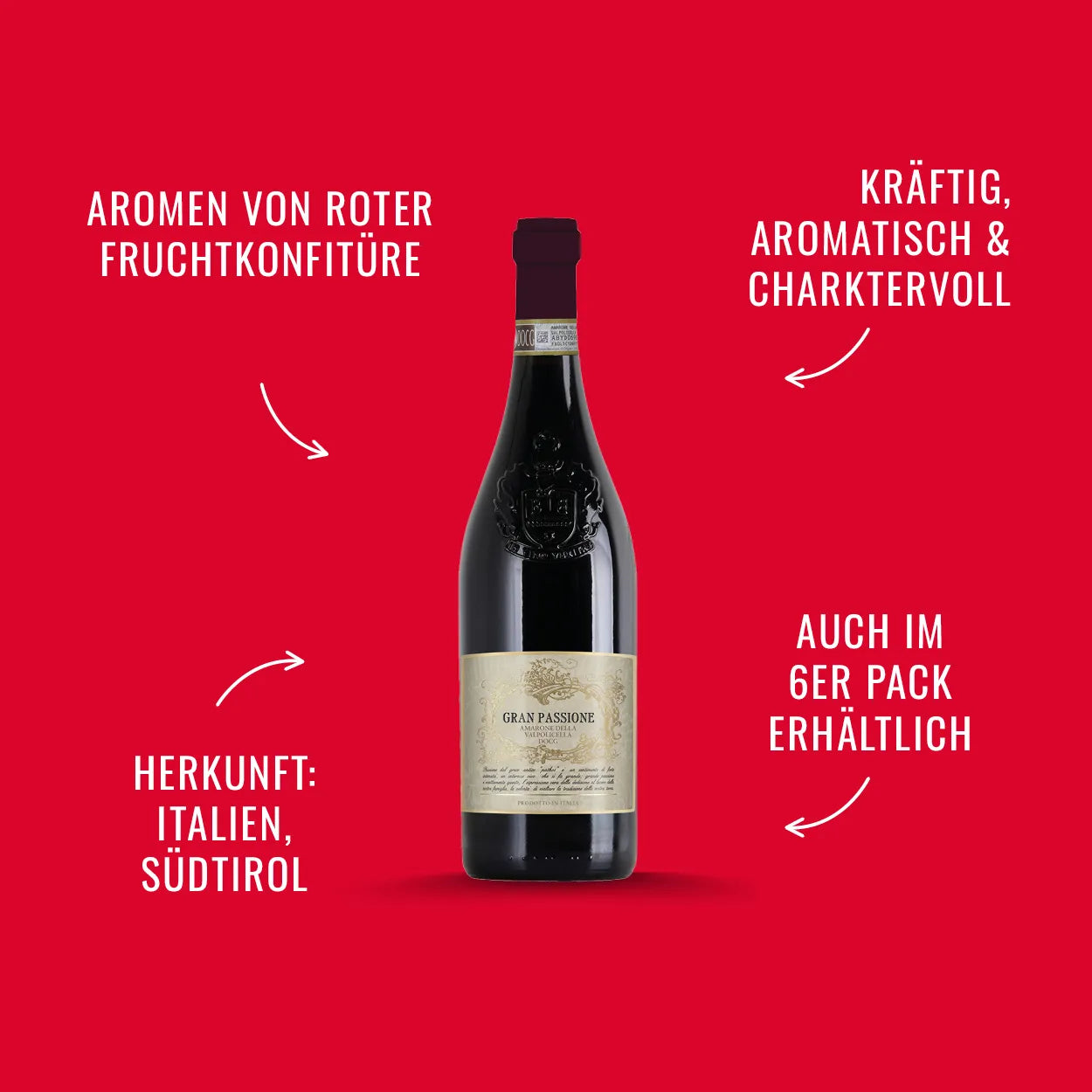 Gran Passione Amarone Della Valpolicella | alc. 15%