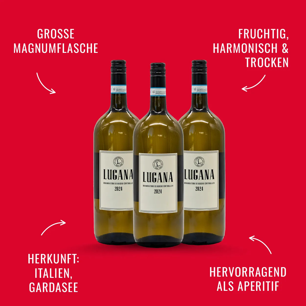 L’Osteria Lugana S. Benedetto, 3 Fl. | alc. 13%