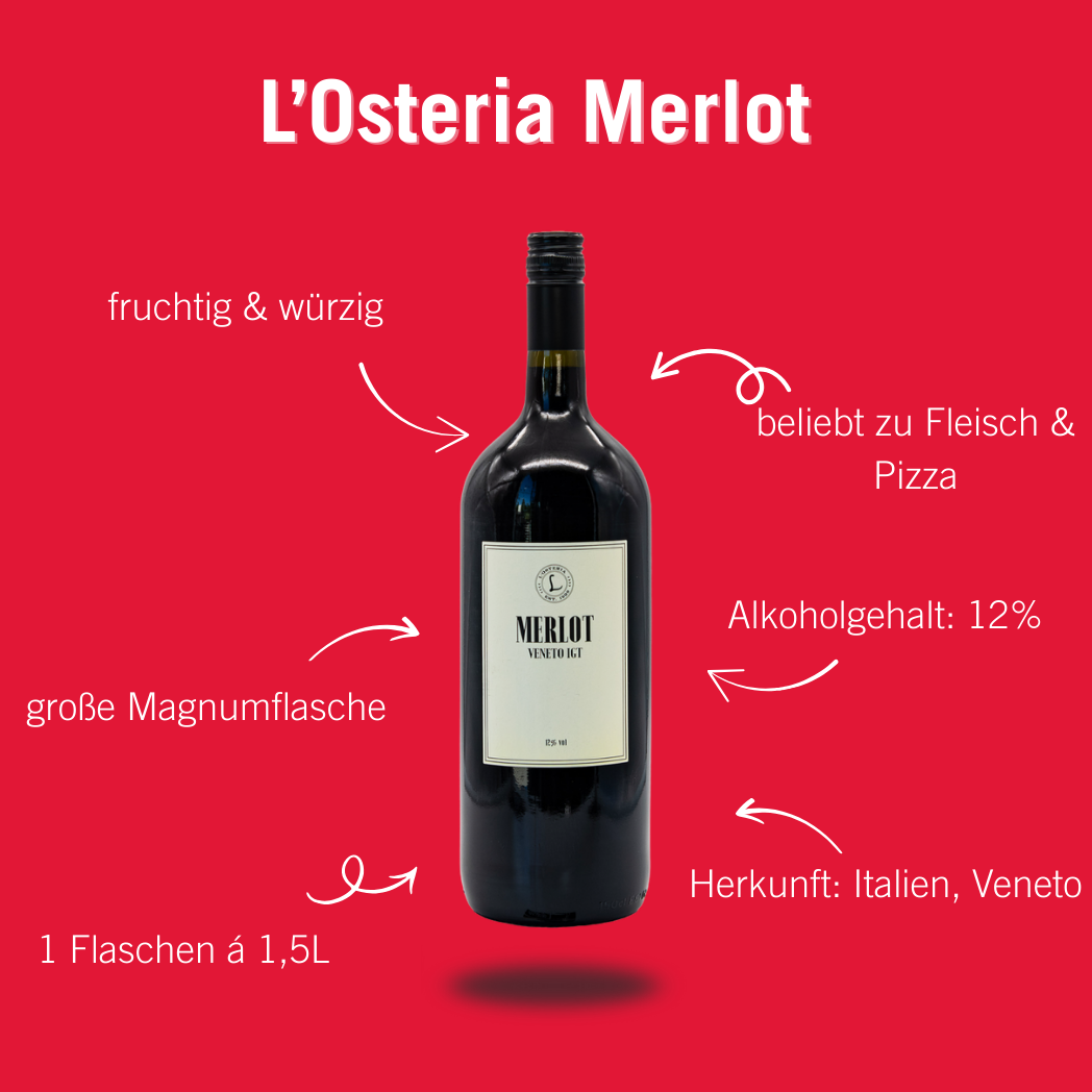 L’Osteria Merlot (1 Fl., á 1,5L)