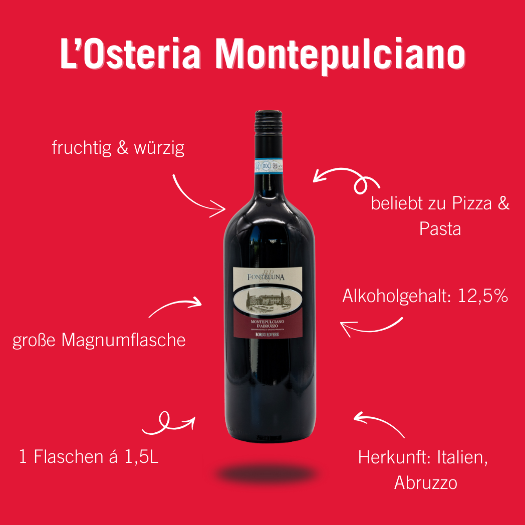 L’Osteria Montepulciano (1 Fl., á 1,5L)