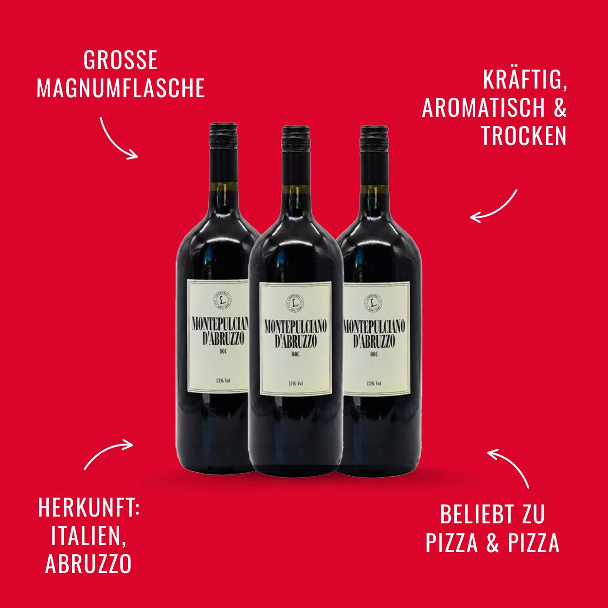 L’Osteria Montepulciano, 3 Fl. | alc. 13%