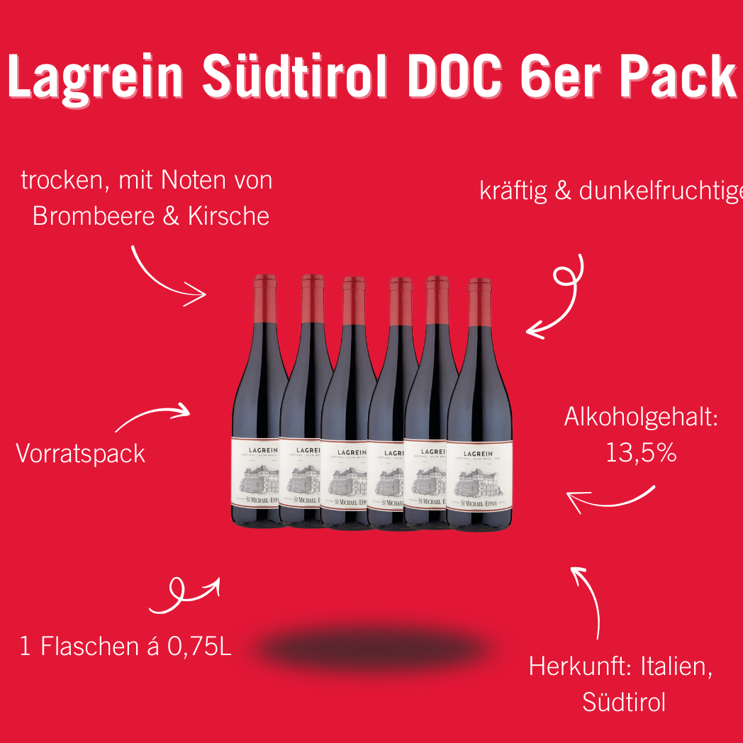 Lagrein Südtirol DOC (6 Fl., á 0,75l)