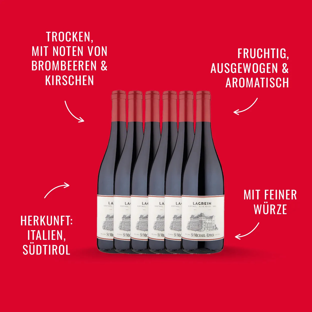 Lagrein Südtirol DOC, 6 Fl. | alc. 13,5%