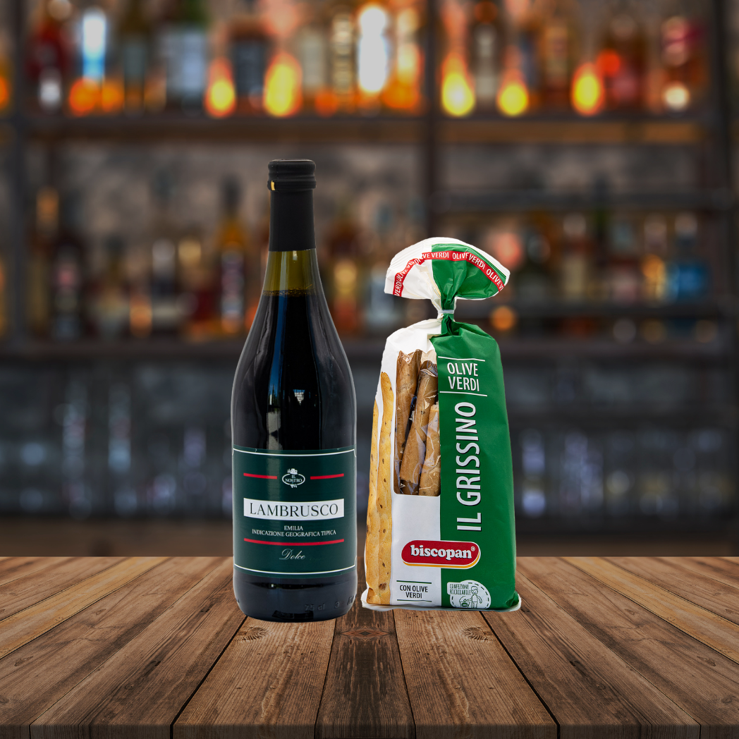 Lambrusco & Grissino Olive