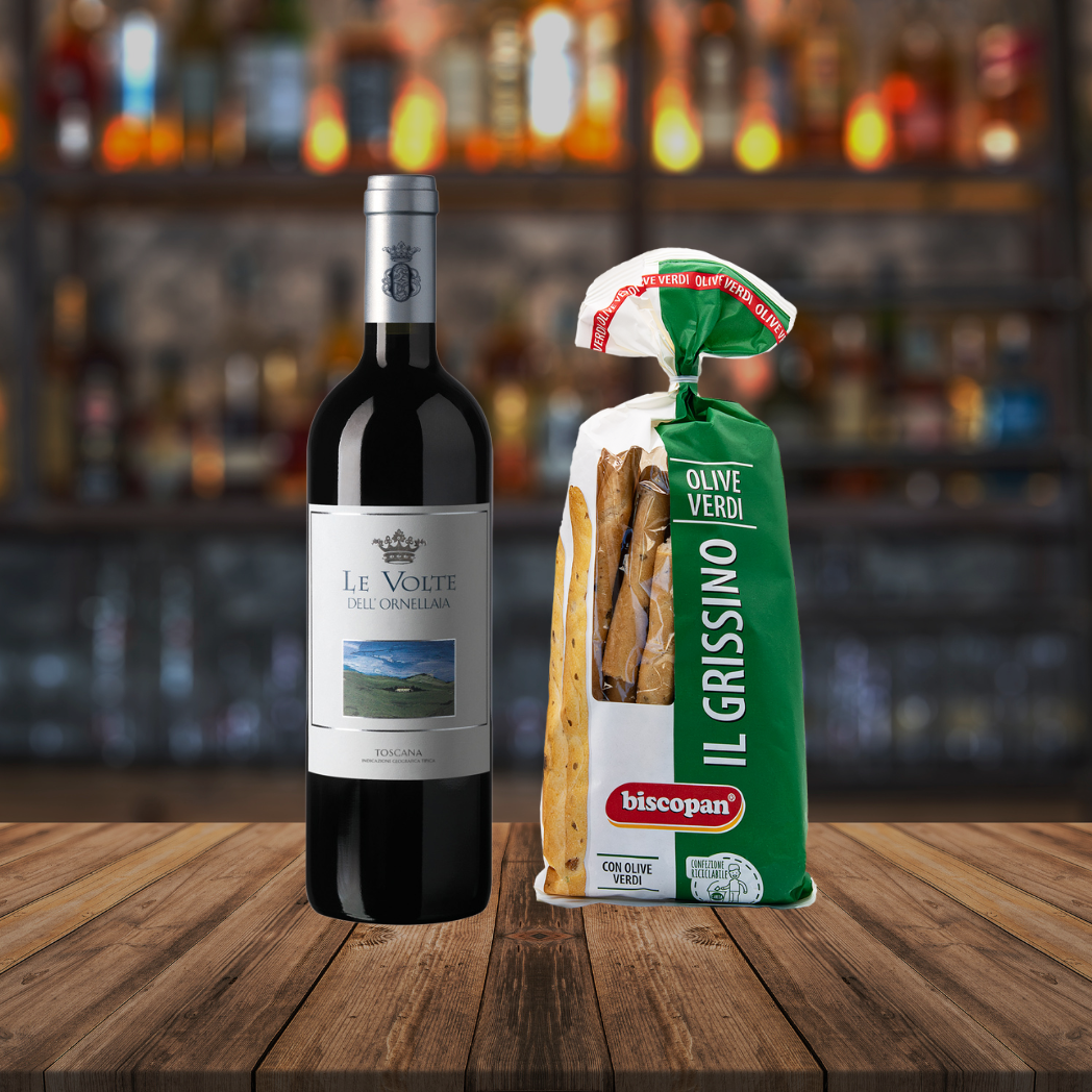 Le Volte dell’Ornellaia & Grissino Olive