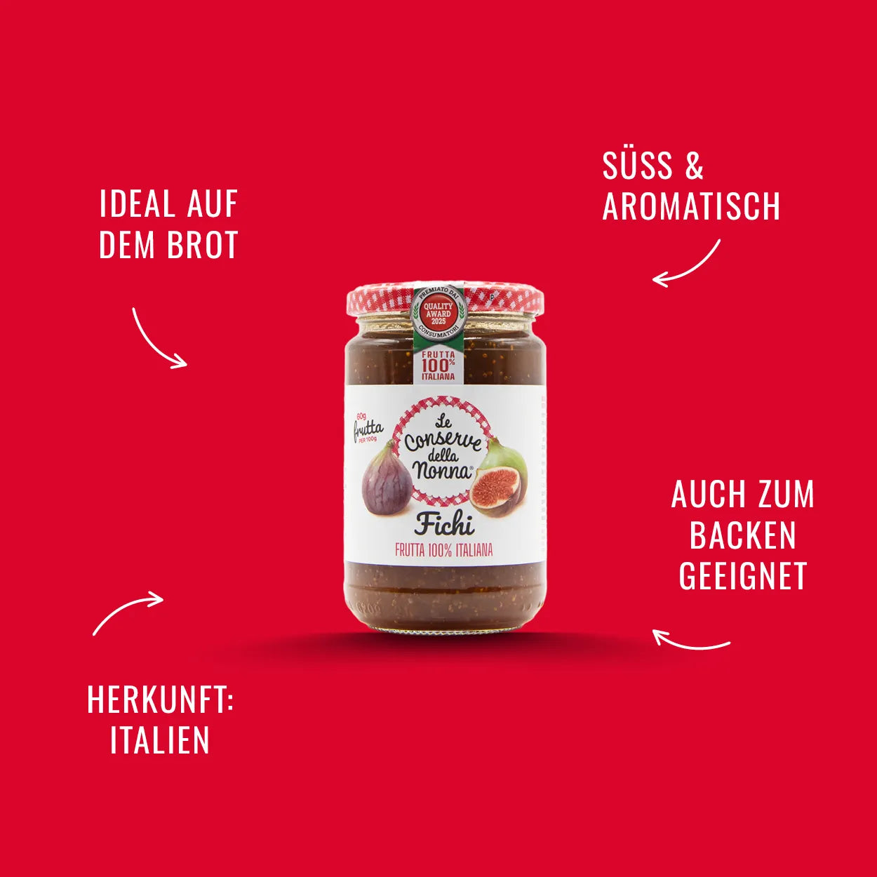 Le conserve della nonna Ital. Feigenkonfitüre 340 g