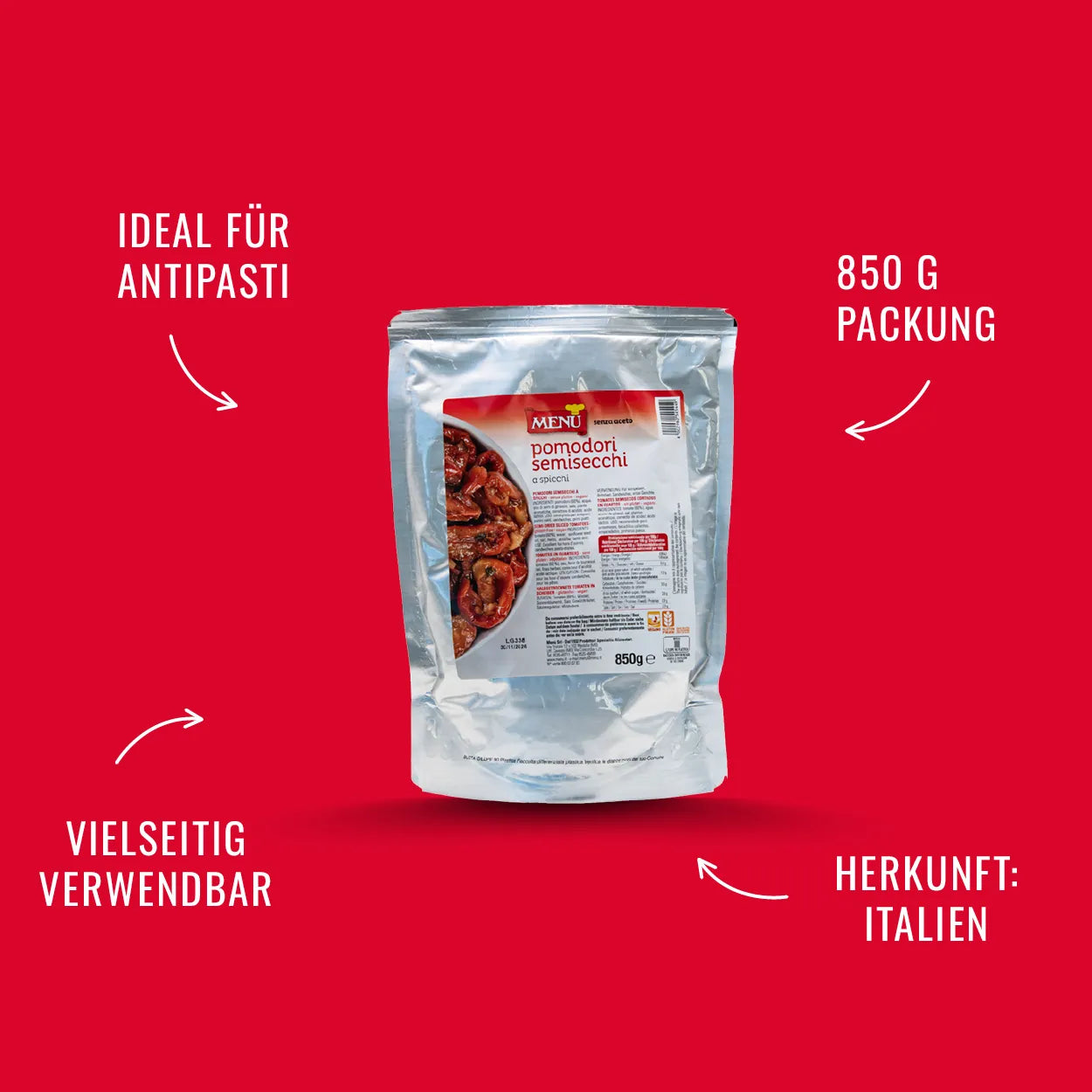 Menu Halbgetrocknete Tomaten 850 g