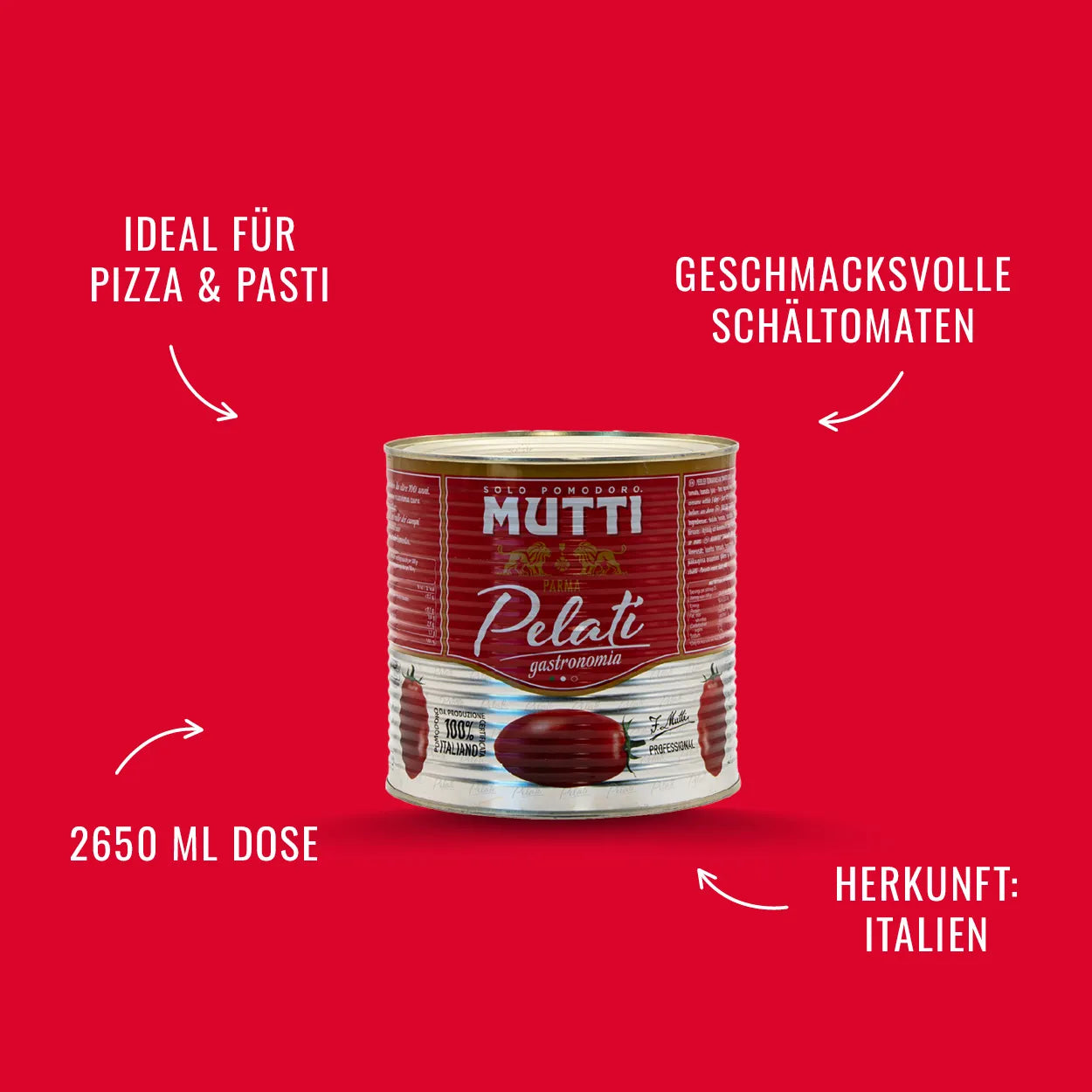 Mutti Schältomaten 2.650 ml