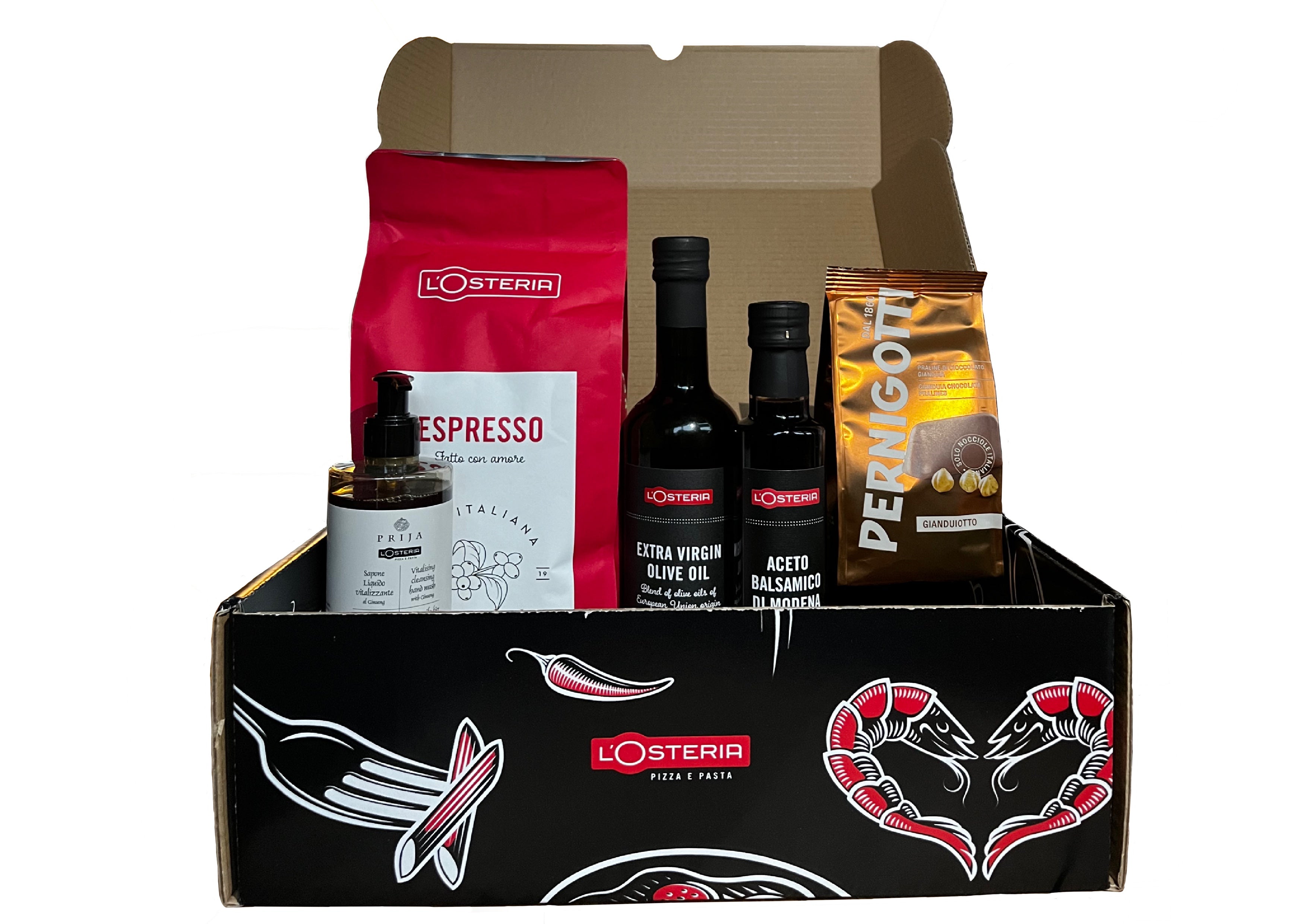 L'Osteria Geschenkbox ohne Coffee Table Book