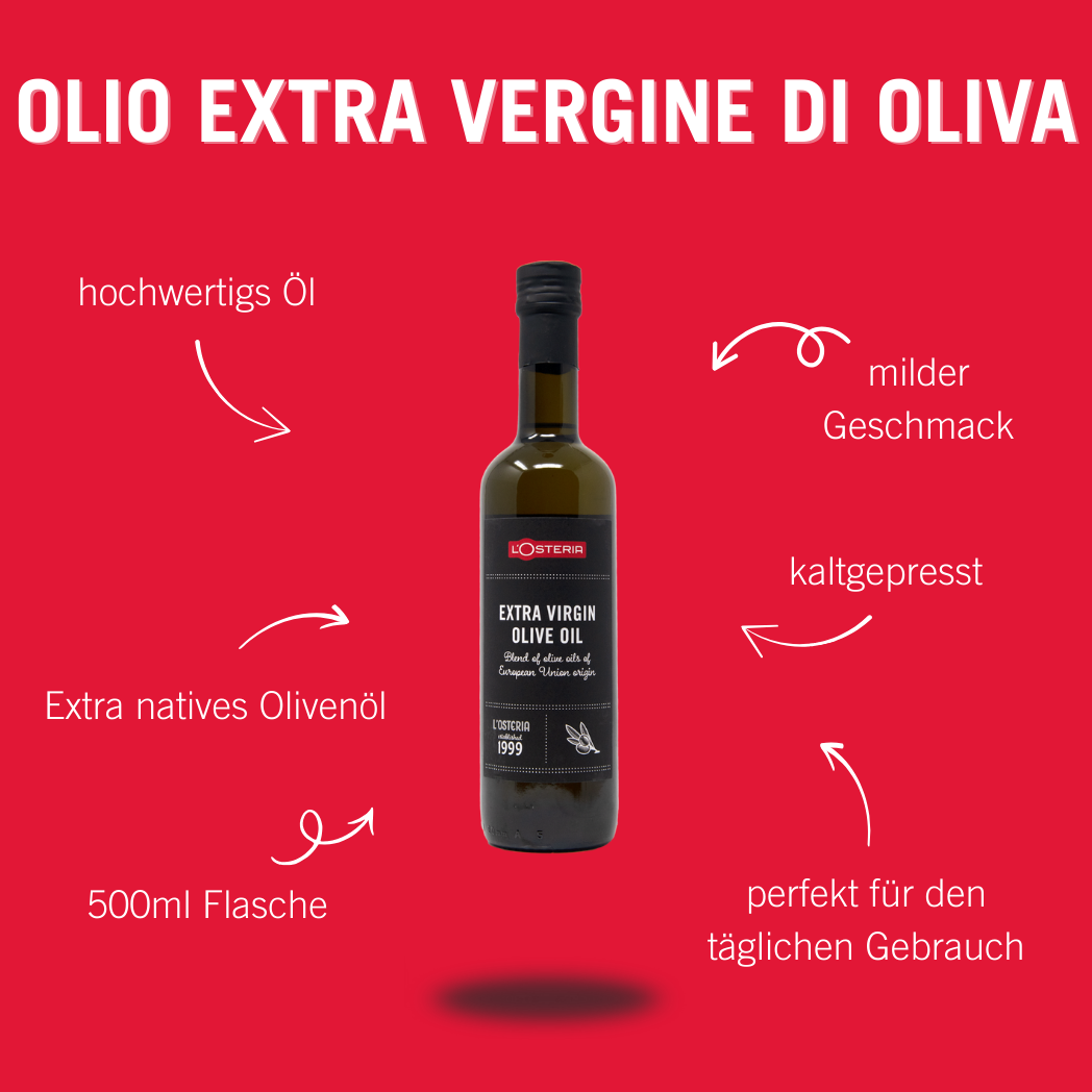 OLIO EXTRA VERGINE DI OLIVA  L'OSTERIA 500 ML
