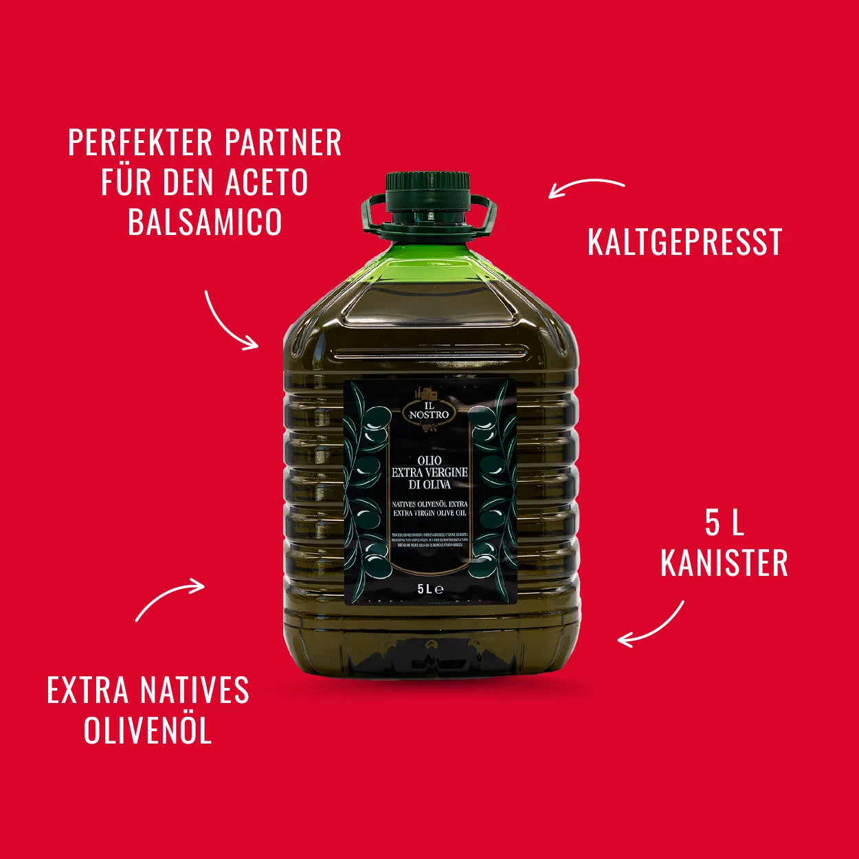 Olio Extra Vergine Di Oliva 5L