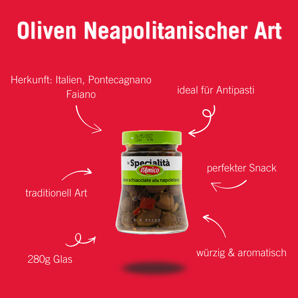 Oliven nach Neapolitanischer Art 280gr