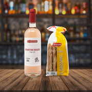 PRIMITIVO ROSATO DI PUGLIA & Grissino Sesam