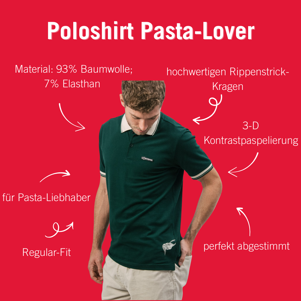 Poloshirt Pasta-Lover