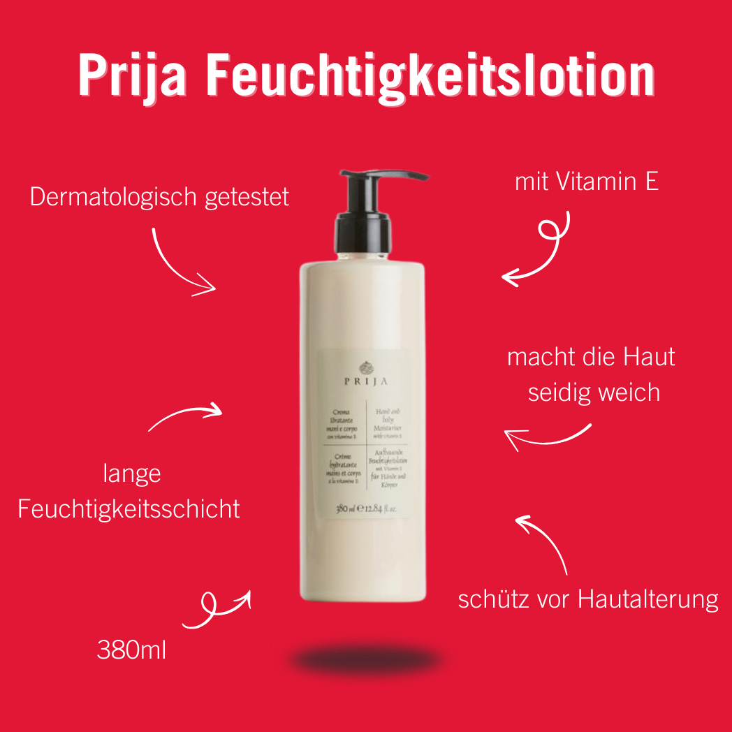 Prija aufbauende Feuchtigkeitslotion 380 ml. (inkl. Pumpspender)