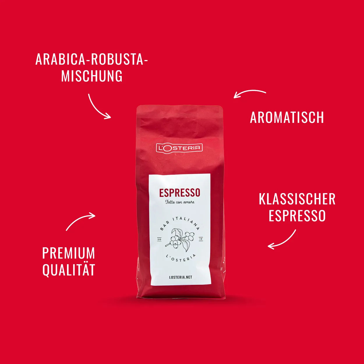 L'Osteria Espresso 1 Kg