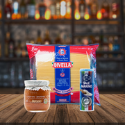 Rotes Pasta-Set
