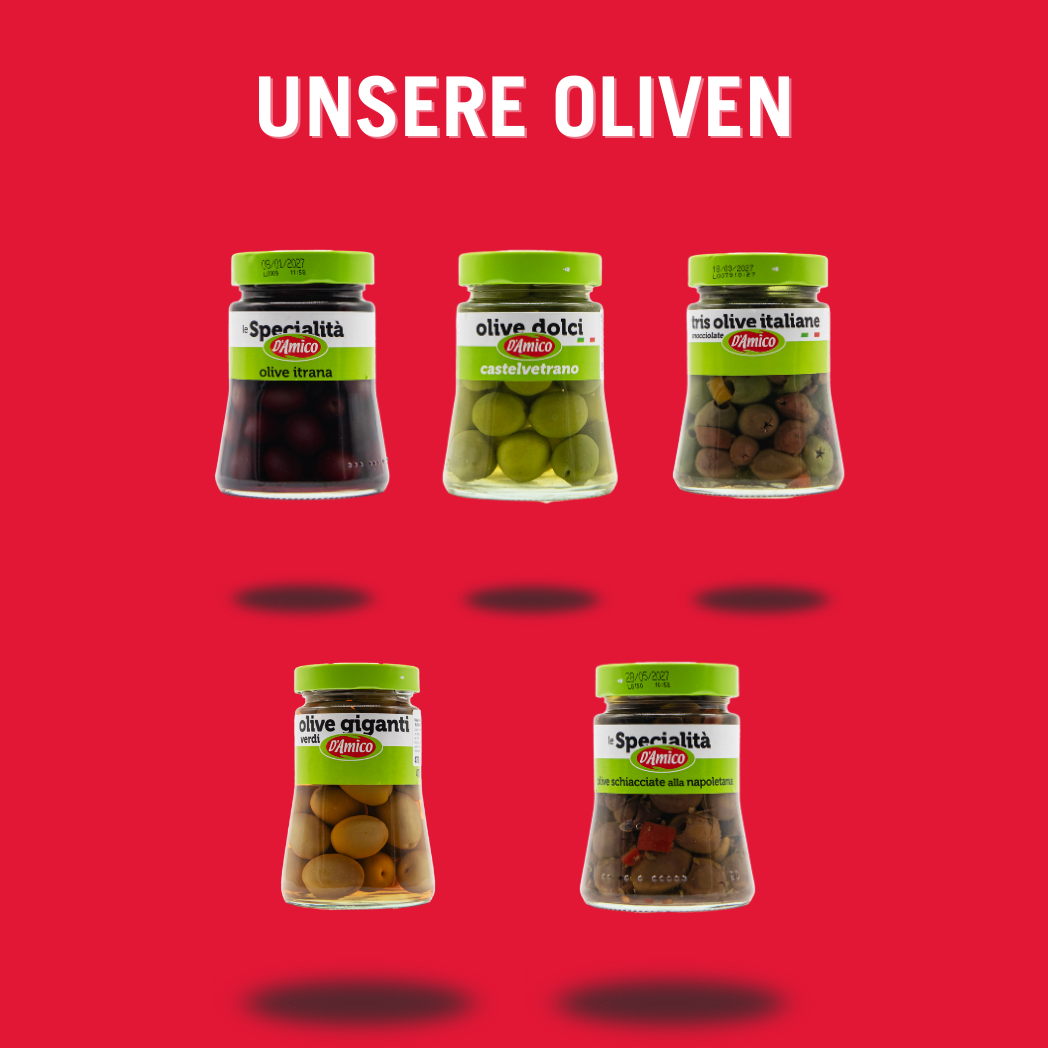 oliven im kühlschrank aufbewahren D'Amico Riesige grüne Oliven in Salzlake, 470 g – L'Osteria Onlineshop