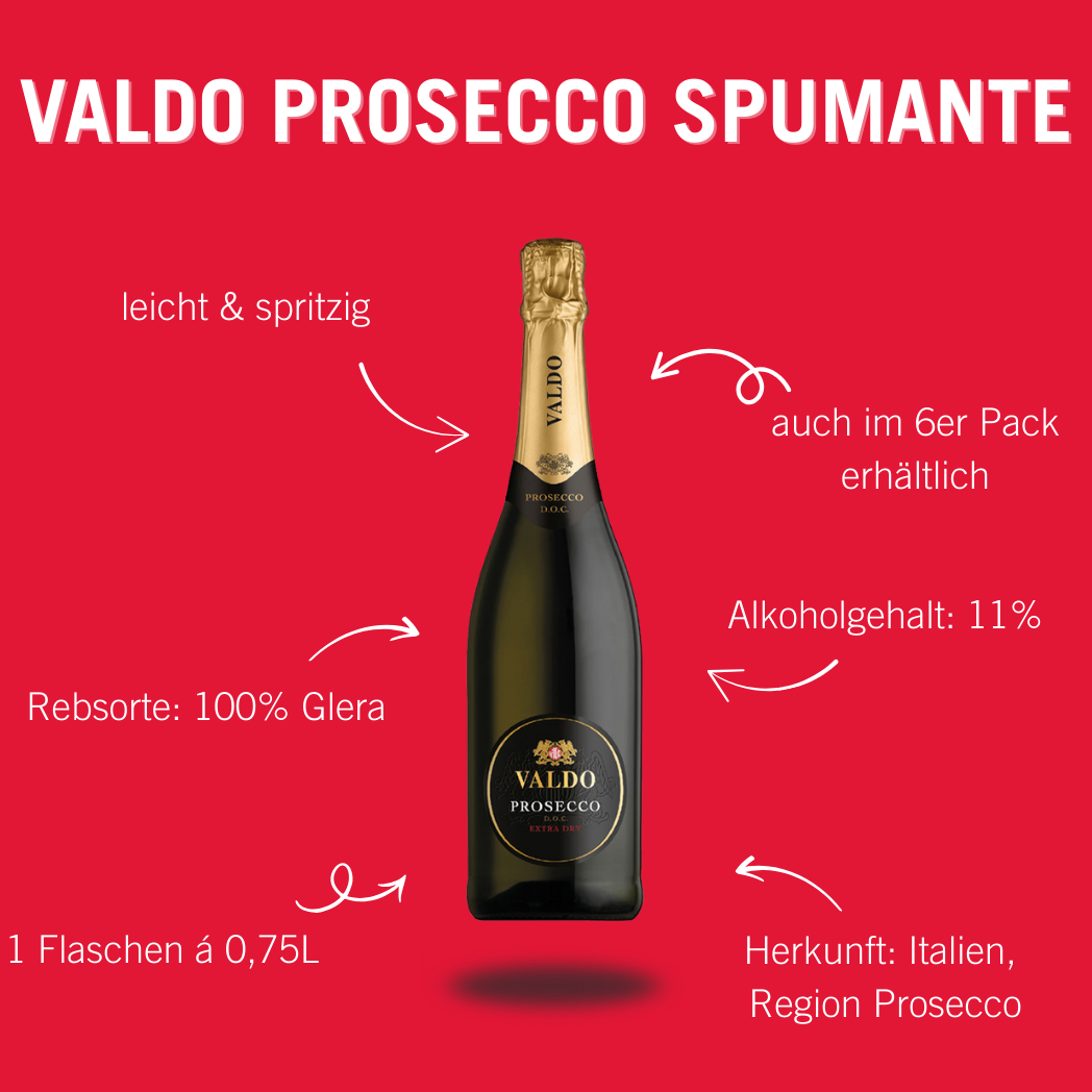 VALDO PROSECCO SPUMANTE (1 Fl., á 0,75l)