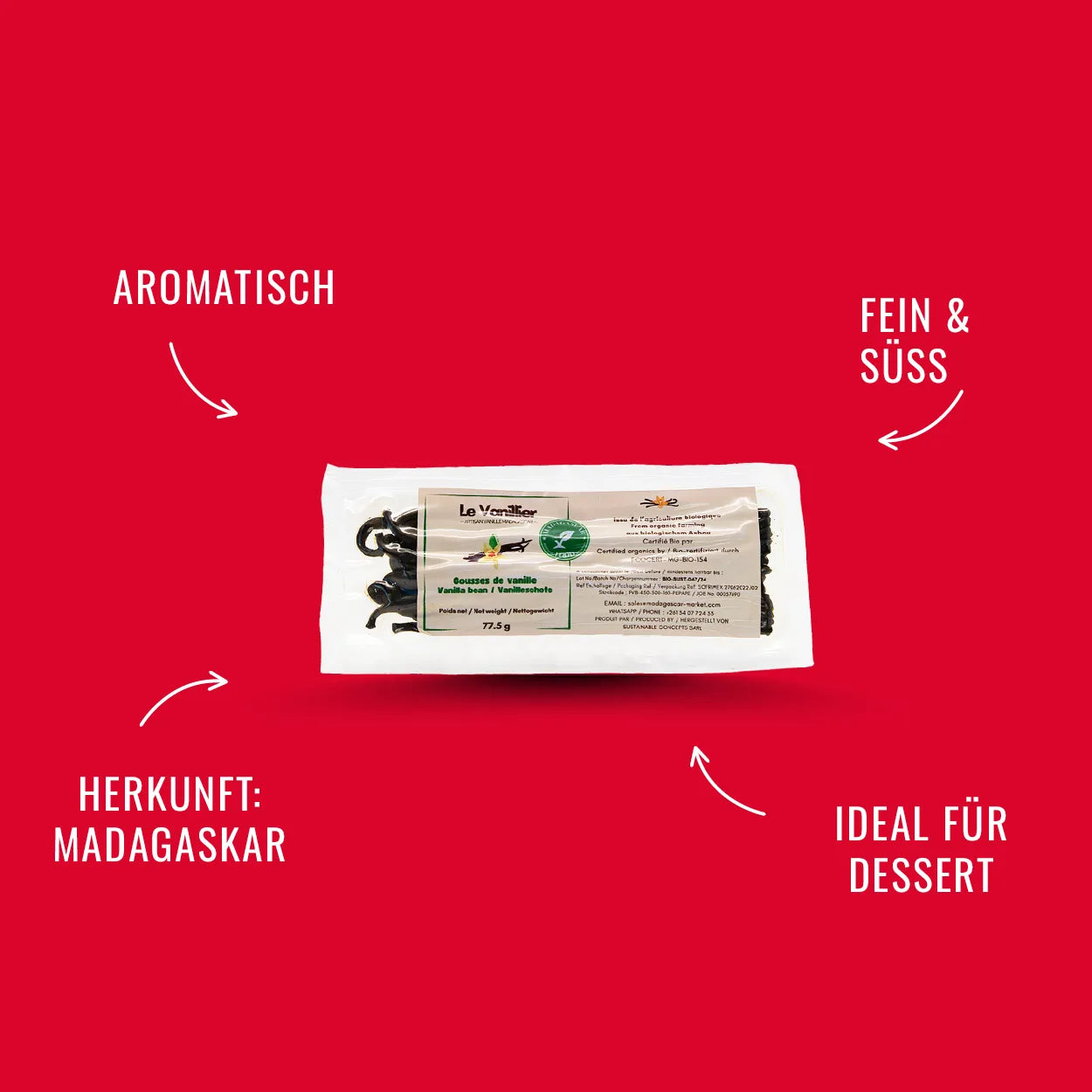 Vanilleschoten aus Madagaskar