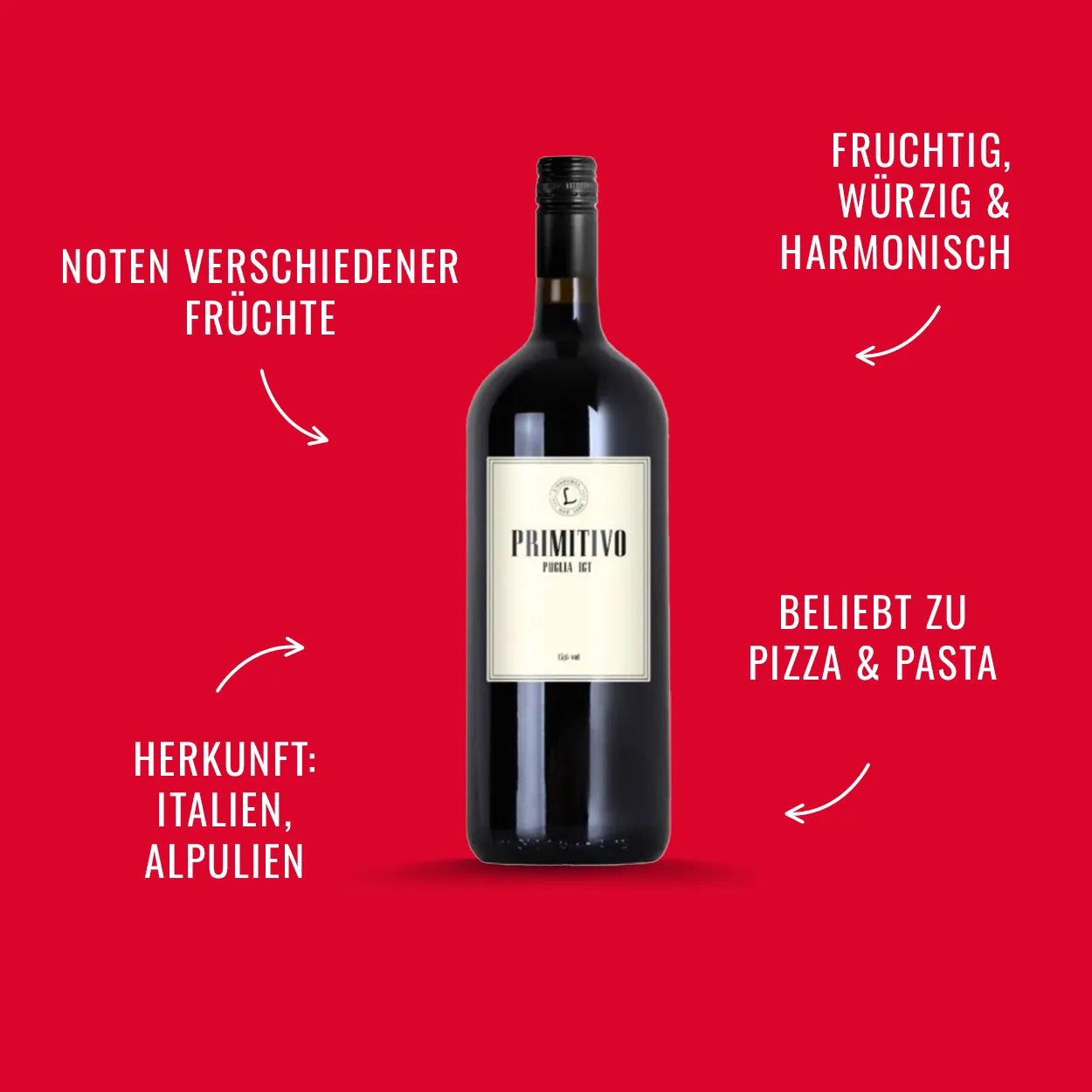 L’Osteria Primitivo Puglia IGT | alc. 13%