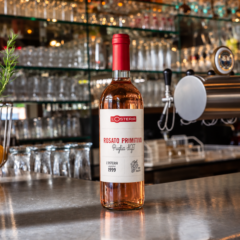 L'Osteria Primitivo Rosato Di Puglia IGT, 1 Fl., á 0,75l | alc. 12%