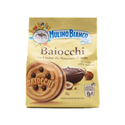 Mulino Bianco Baiocchi Kekse mit Haselnusscreme in der 260 Gramm Packung im L'Osteria Shop