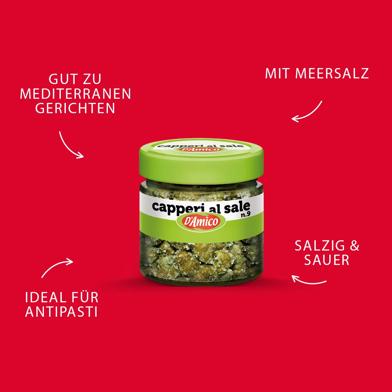 D'Amico Gesalzene Kapern 75 g