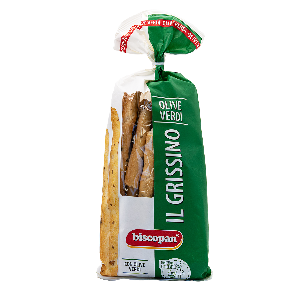 Grissini mit Olivenöl als beliebte italienische Brotstangen in der 200 Gramm Packung aus dem L'Osteria Shop