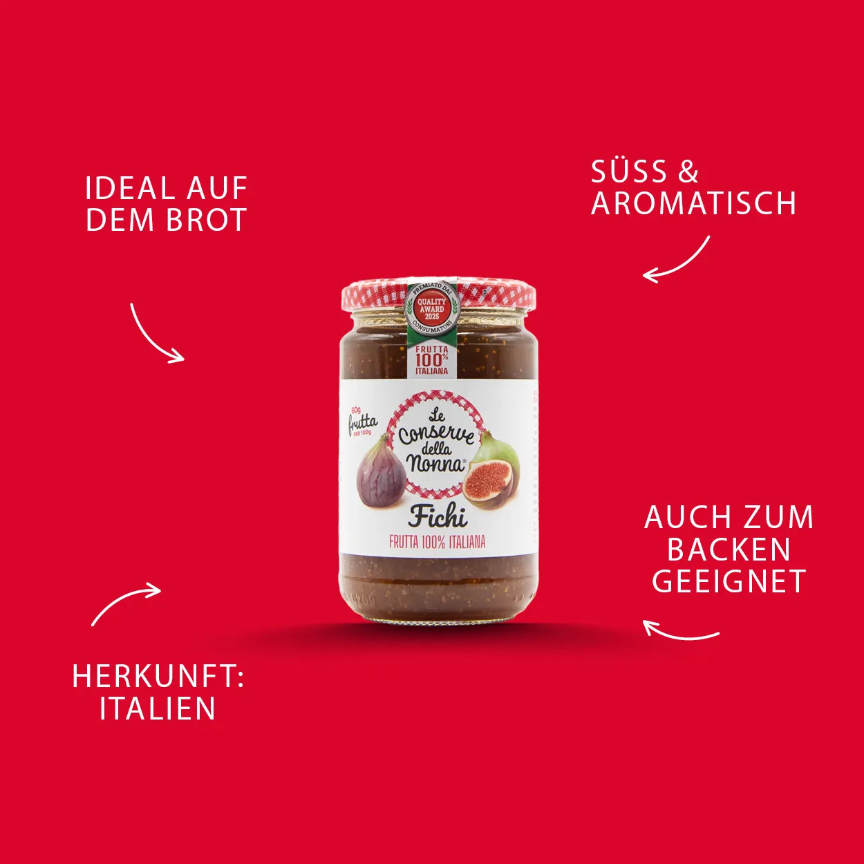 Le conserve della nonna Ital. Feigenkonfitüre 340 g