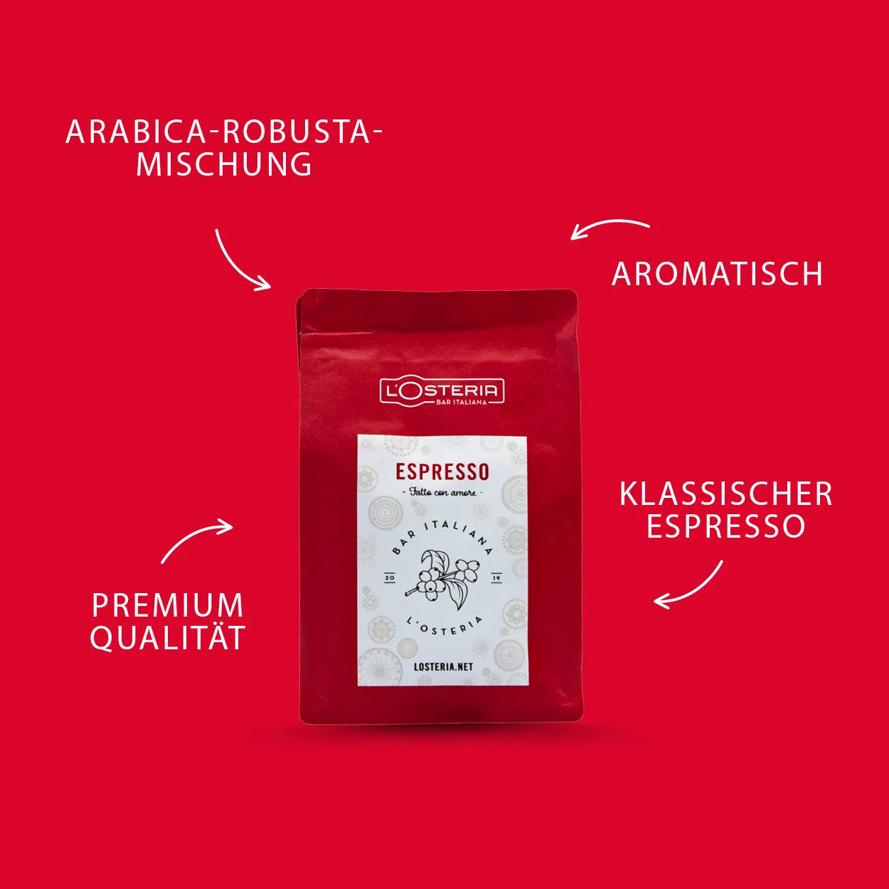 L'Osteria Espresso 250 g