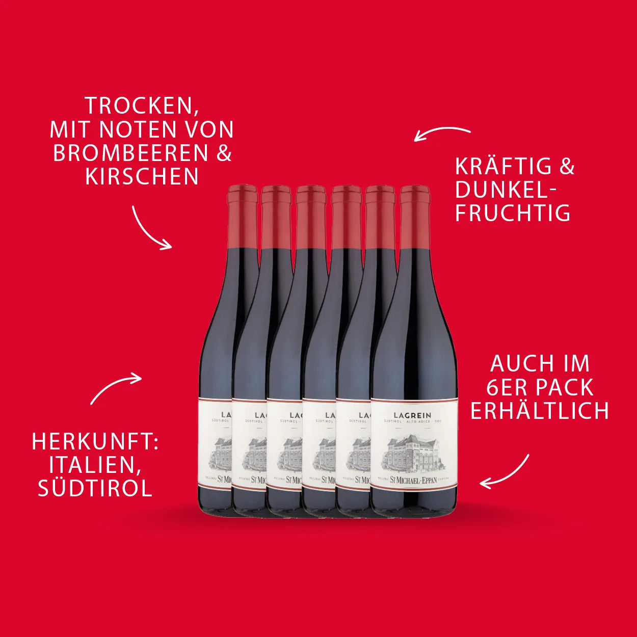Lagrein Südtirol DOC, 6 Fl. | alc. 13,5%