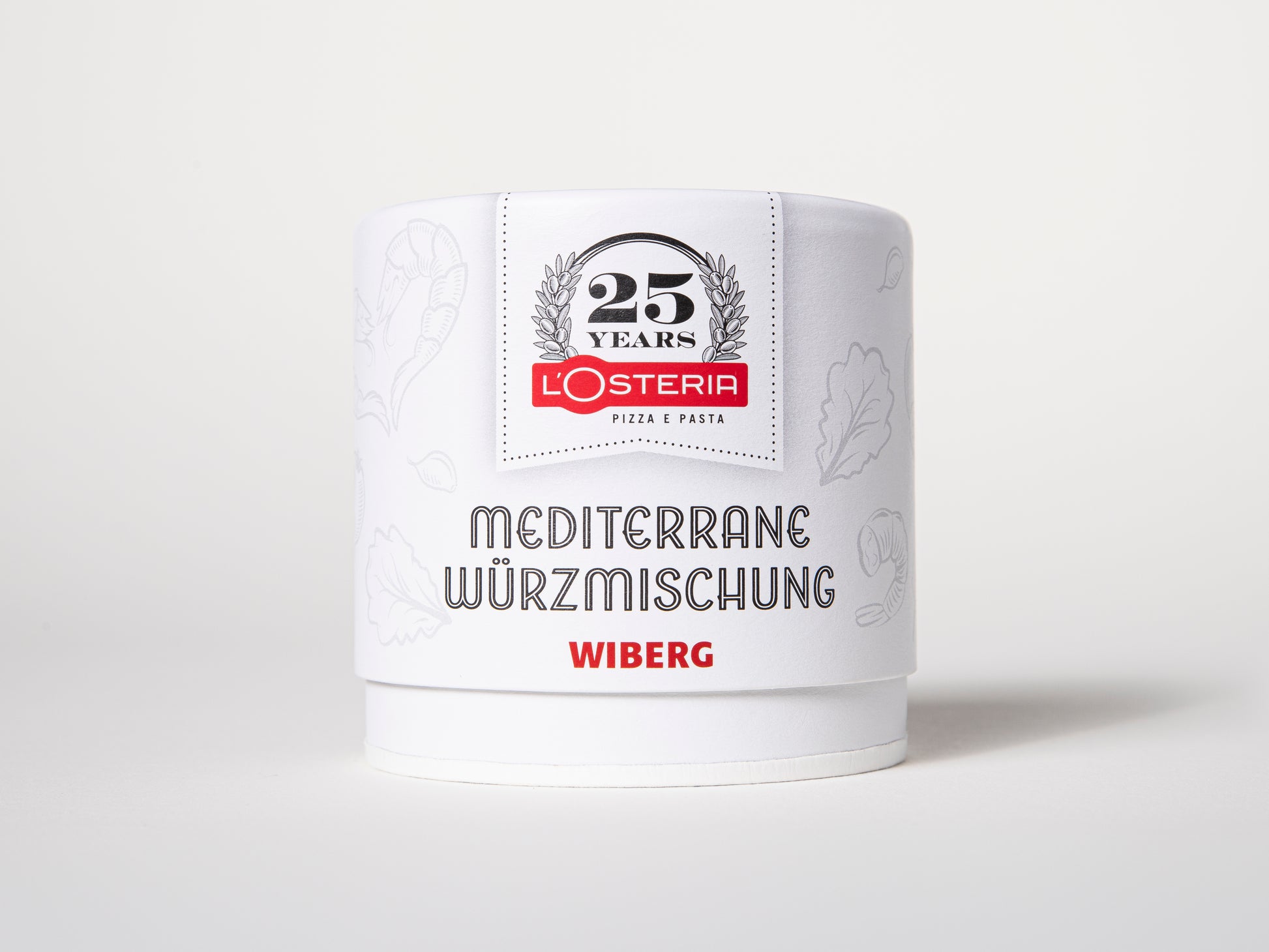 Die mediterrane Gewürzmischung in der 110g Dose der L'Osteria