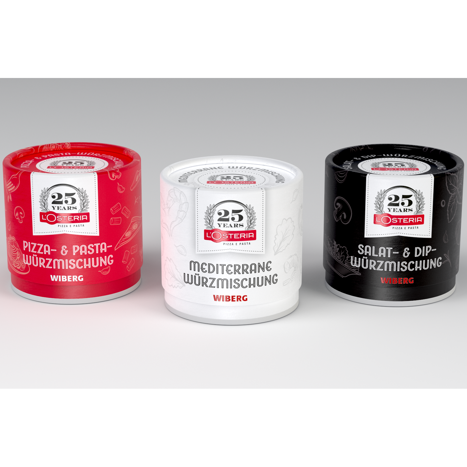 Das L'Osteria Gewürzbundle mit drei Gewürzmischungen, 295g
