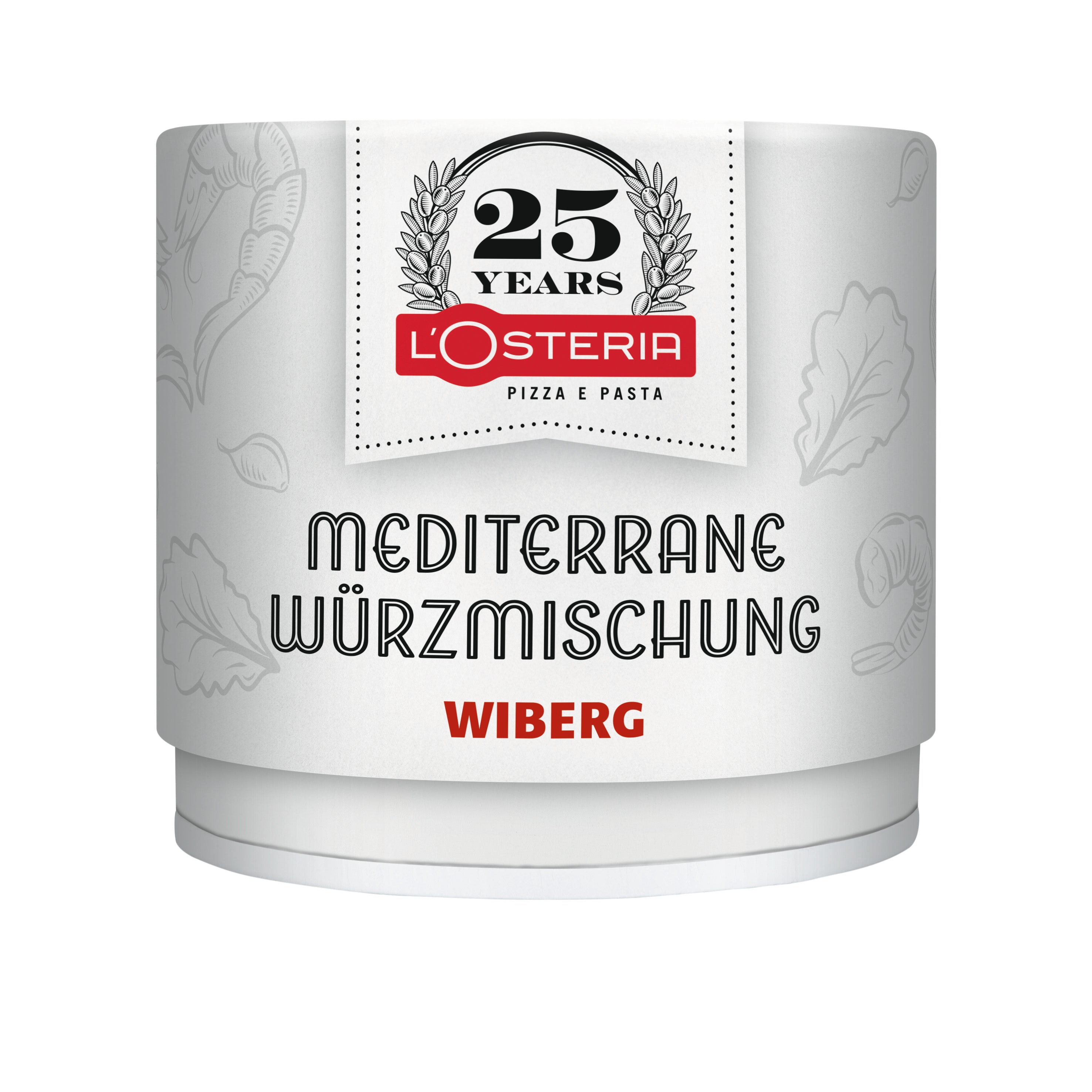 Die mediterrane Gewürzmischung in der 110g Dose aus dem Gewürzbundle der L'Osteria