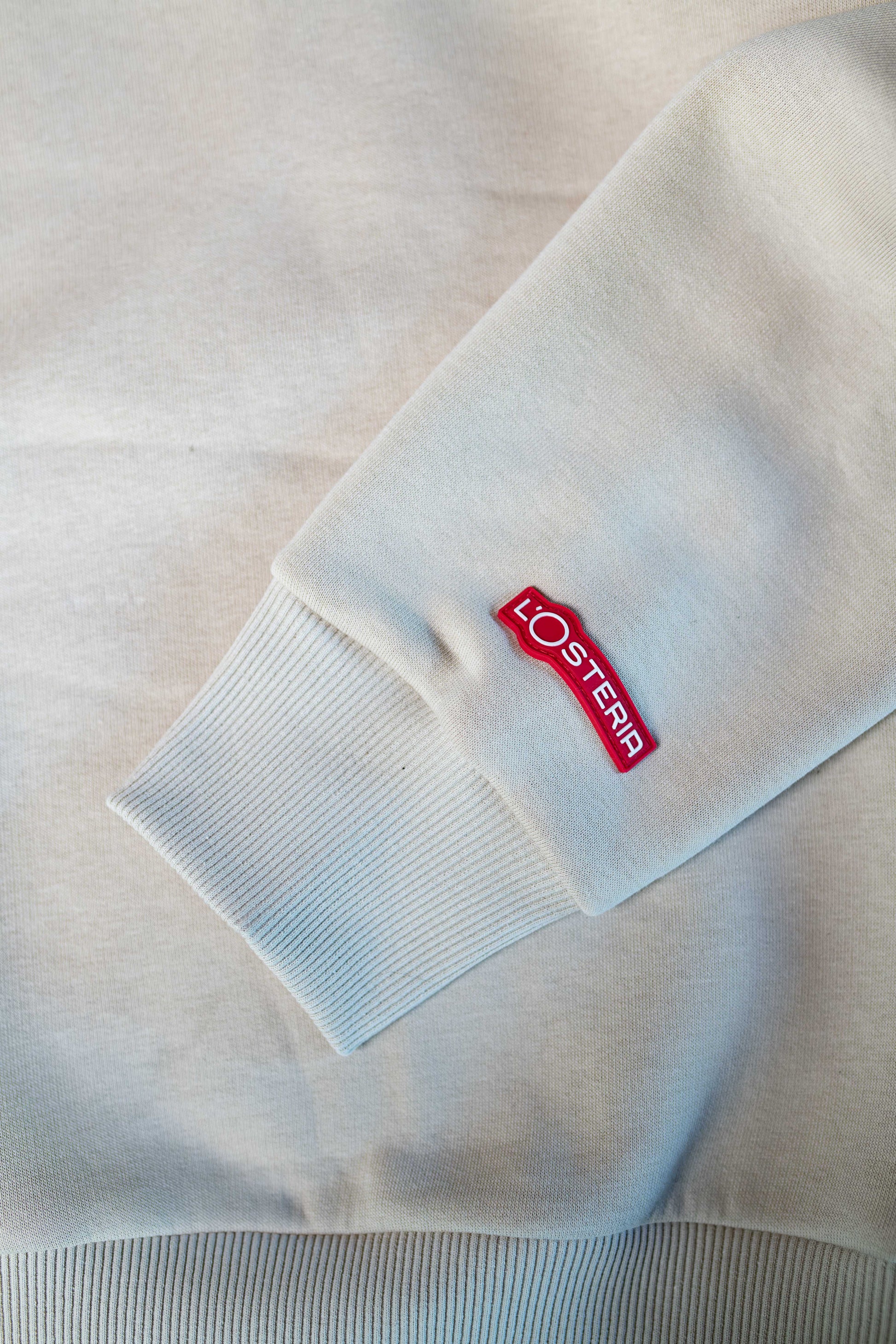 Der Hoodie Team Pizza aus der Pizza Kollektion der L'Osteria