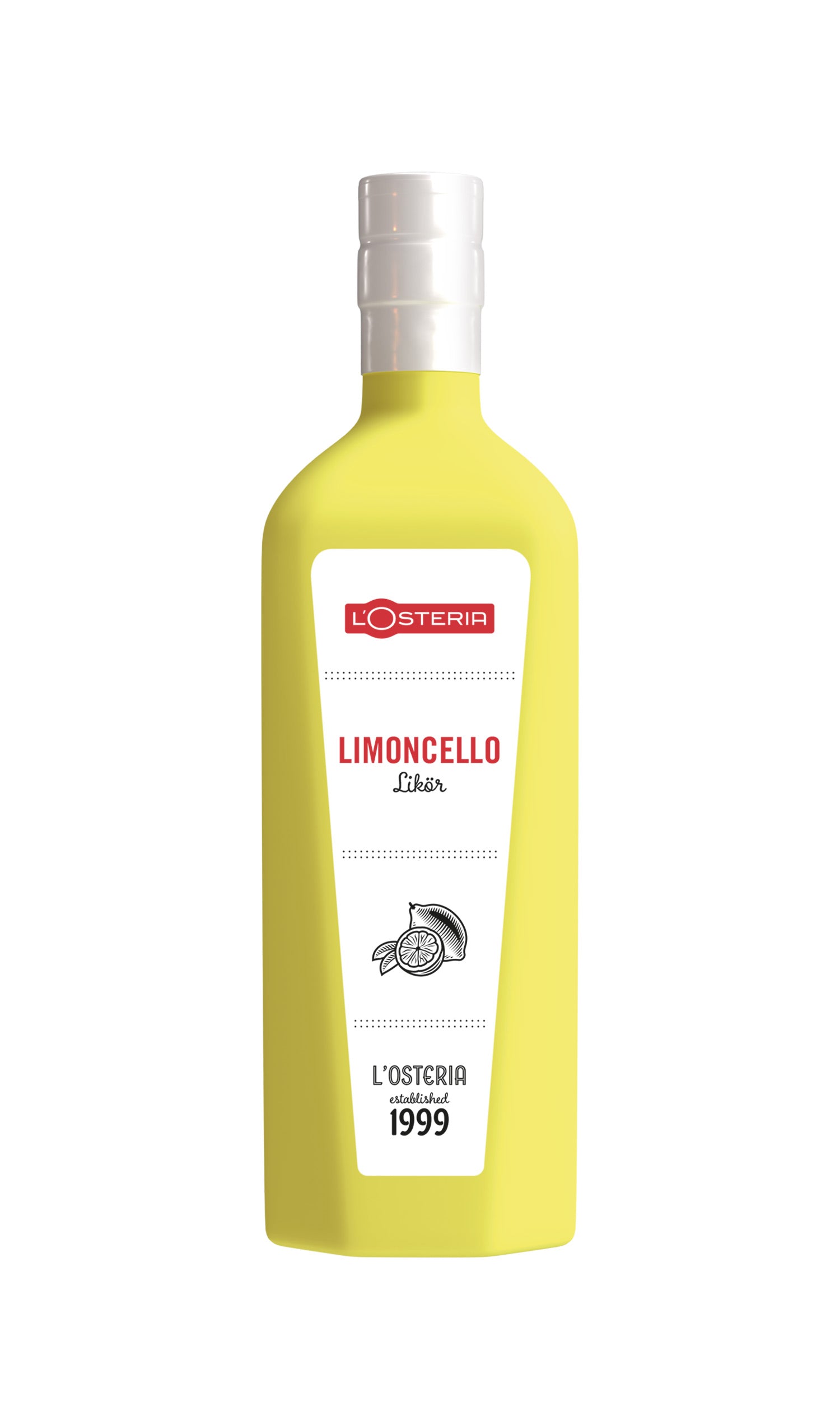 Der L'Osteria Limoncello in der 700ml Flasche