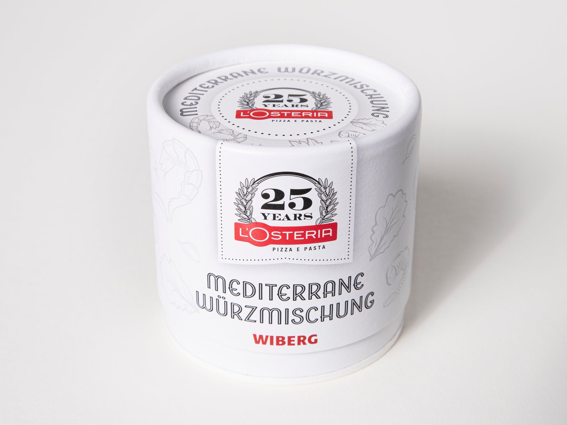 Die mediterrane Gewürzmischung in der 110g Dose der L'Osteria