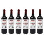 Der Primitivo Puglia Rotwein in der 750ml Flasche im 6er Vorteilspack von L'Osteria