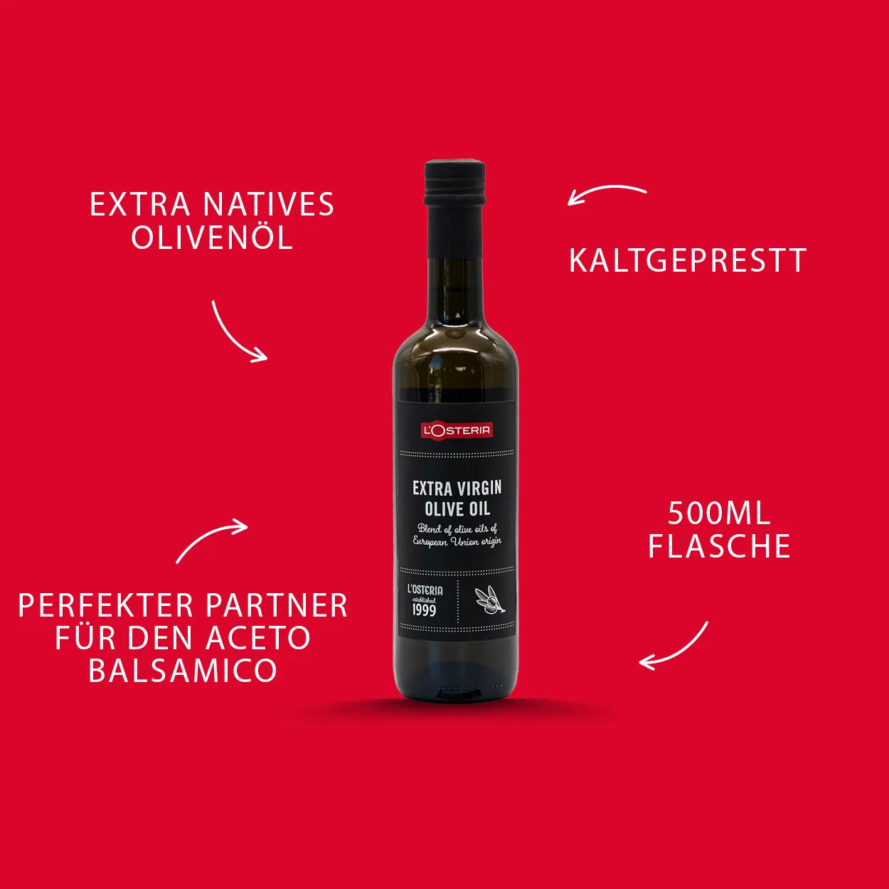 L'Osteria Extra natives Olivenöl 500 ml