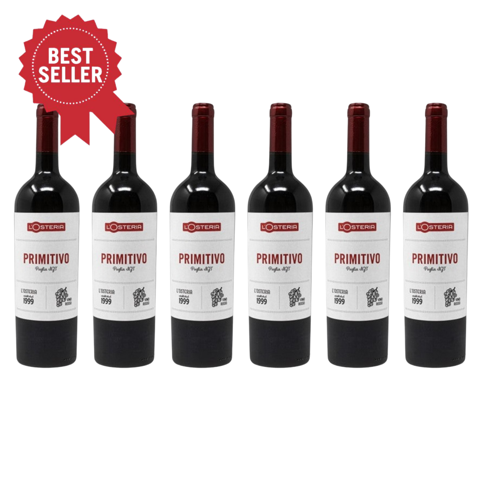 L'Osteria Primitivo Puglia, 6 Fl. | alc. 13%